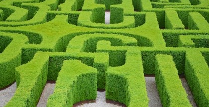 The Borges Labyrinth, on the island of San Giorgio Maggiore.