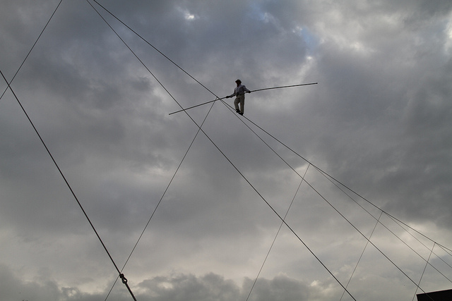 ¿Te gusta ir por el alambre sin red?